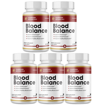Guardian Botanicals Blood Balance Supplement, Healthy Blood Formula 60 Capsules