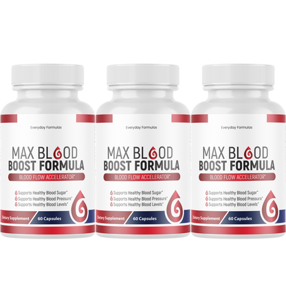 Max Blood Boost Formula Healthy Blood Sugar Supplement  60 Capsules