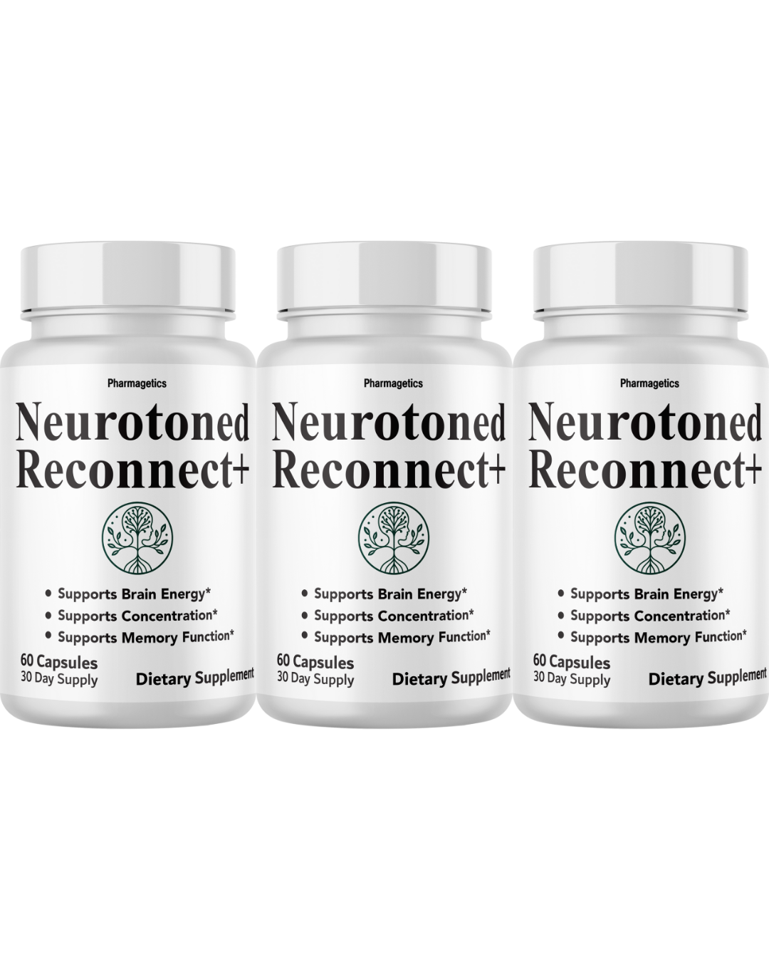 Neurotoned Reconnect+  Brain Health & Concentration Support 60 Capsules