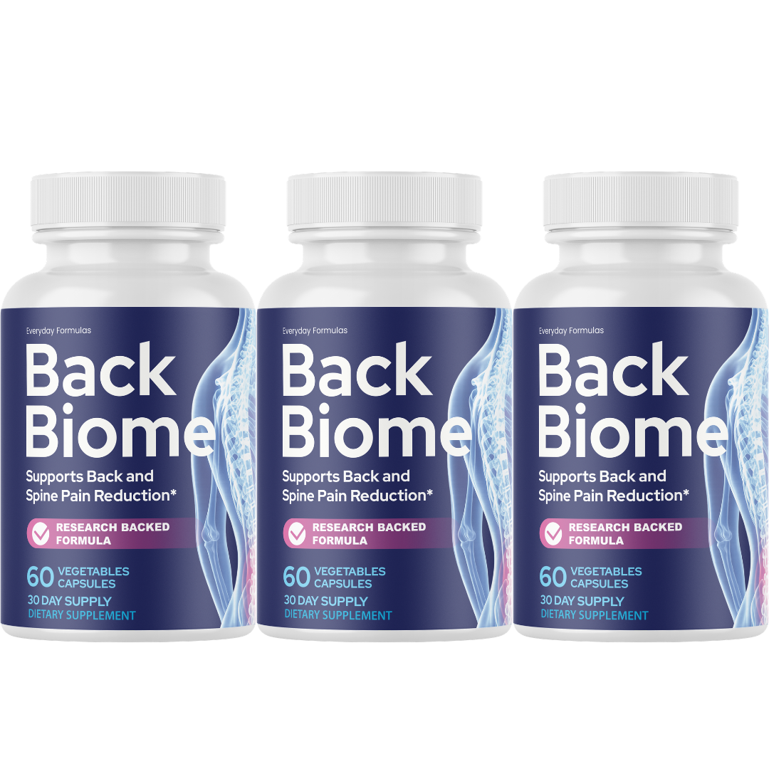 Back Biome Back And Spine Pain Reduction Support Supplement 60 Capsules