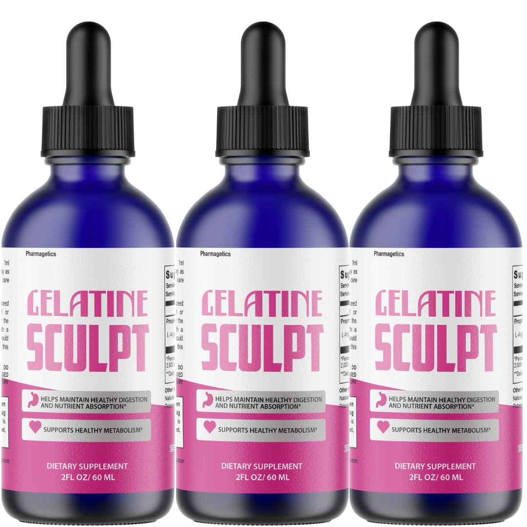Gelatine Sculpt Drops Metabolism Support, Fat Loss Formula 60ML