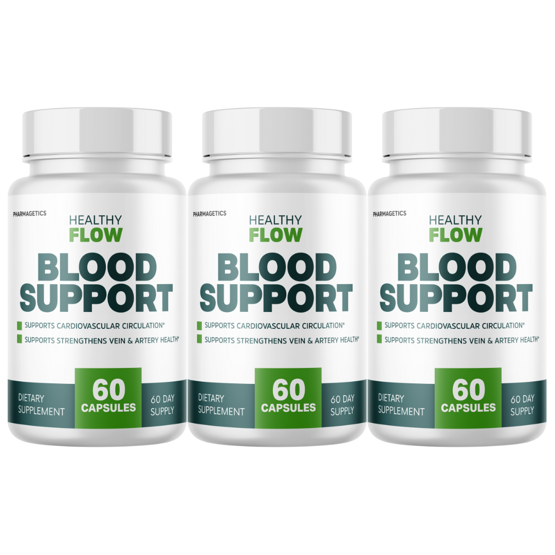 Healthy Flow Capsules, Advanced Blood Support Formula 60 Capsules