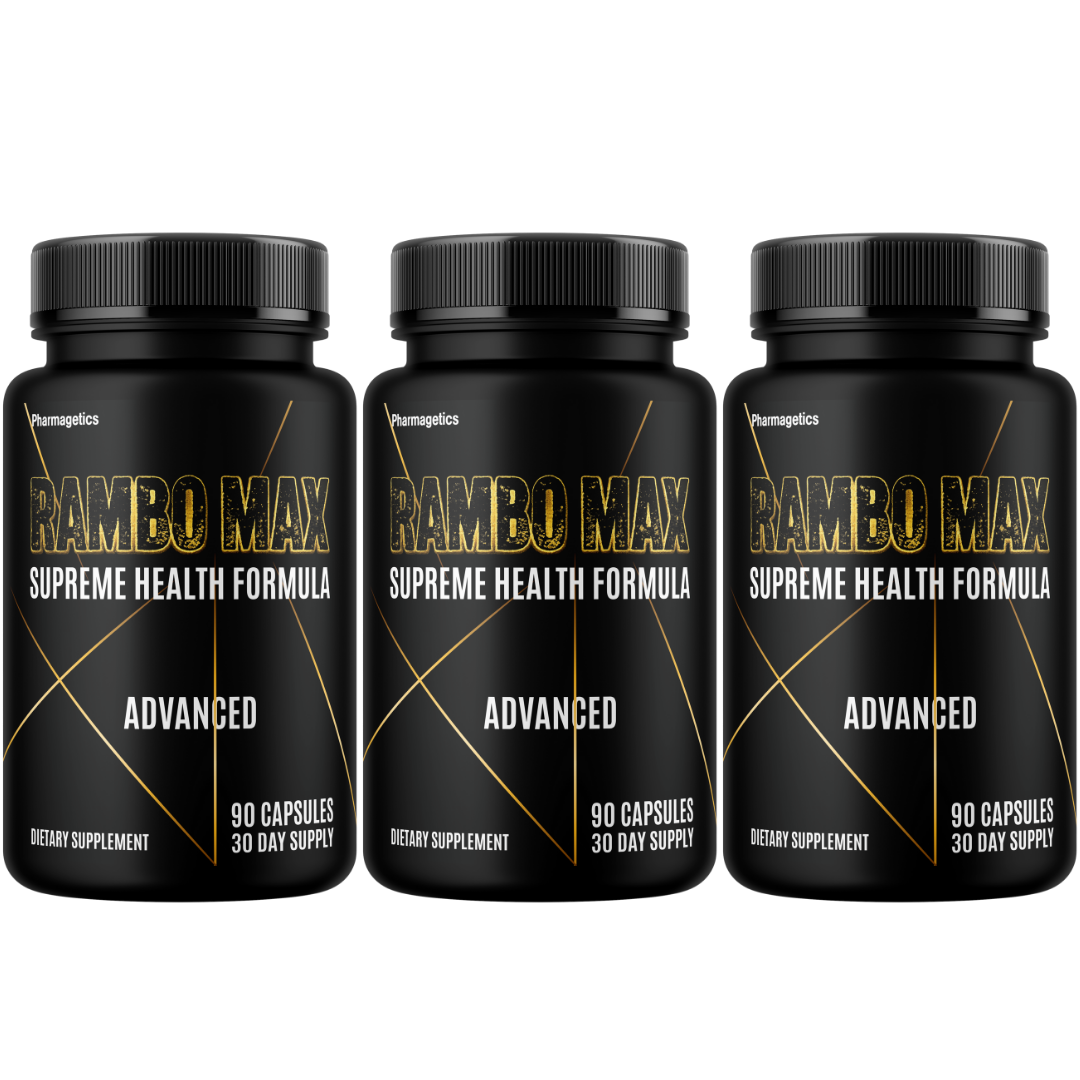 Rambo Max Testo Support, Male Performance Supplement 90 Capsules