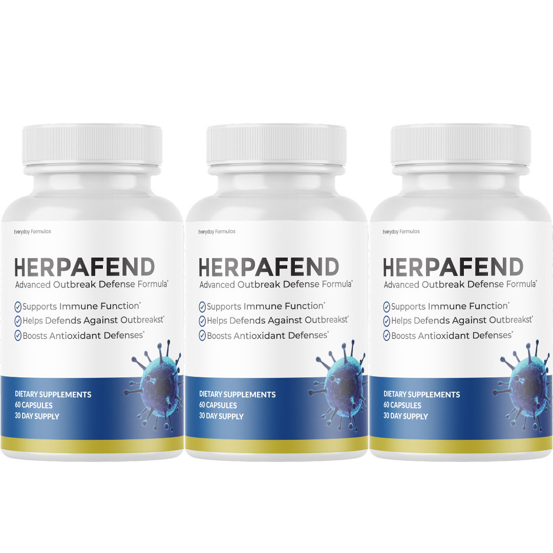 Herpafend Skin Health, Herpafend Pills for Healthy Clear Skin 60 Capsules