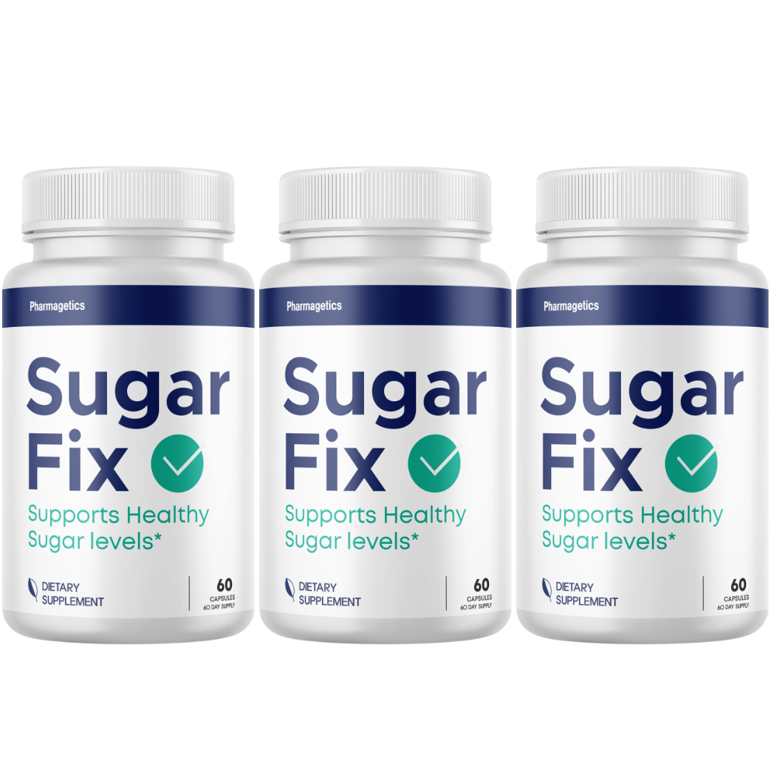 Sugar Fix Healthy Blood Sugar Support, Blood Sugar Formula 60 Capsules