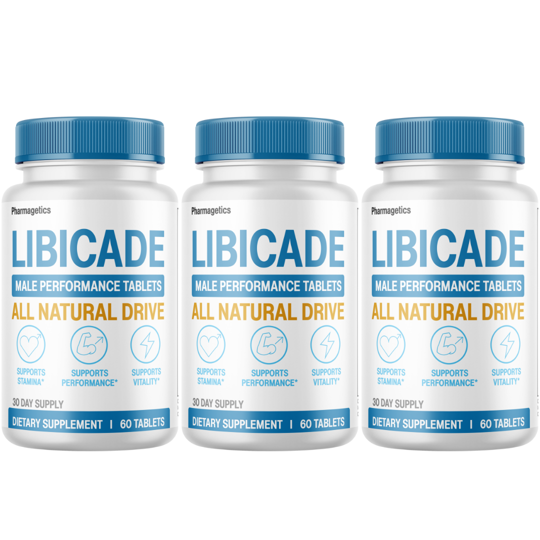 Libicade Male Performance Supplement, Energy Support 60 Tablets