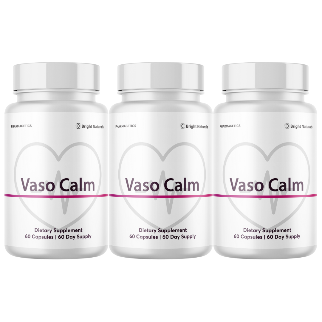 Vaso Calm  Healthy Blood Balance Supplement 60 Capsules