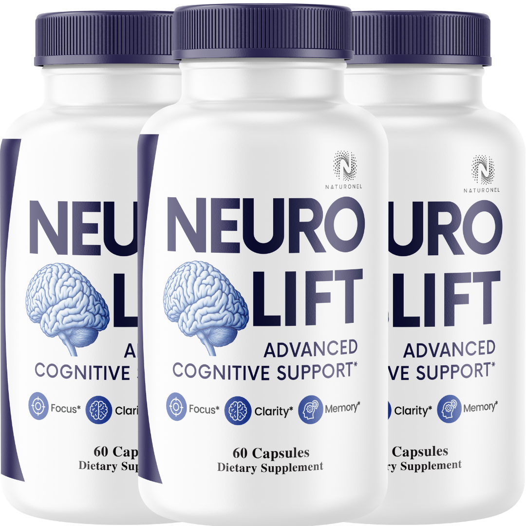 Neuro Lift Memory & Focus Supplement (3 Pack) – Advanced Cognitive & Brain Support Formula