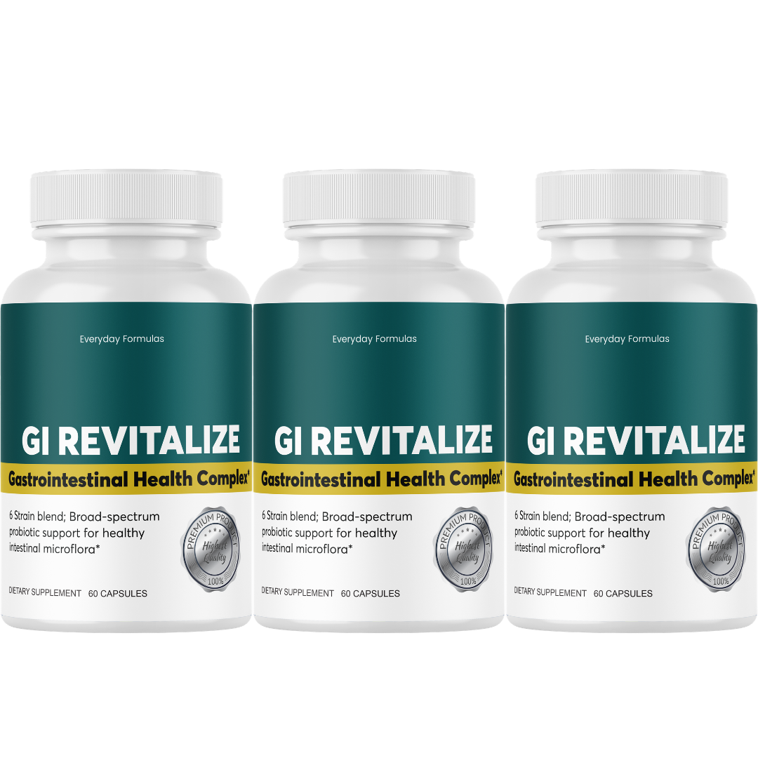 GI Revitalize - Gut Health Supplements, Probiotics for Gut Health 60 Capsules