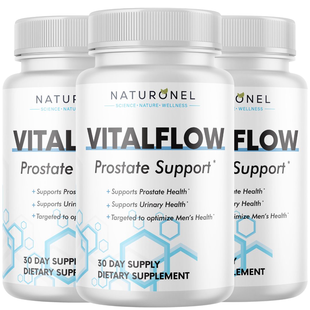 VitalFlow Prostate Support Supplement - 3 Bottle