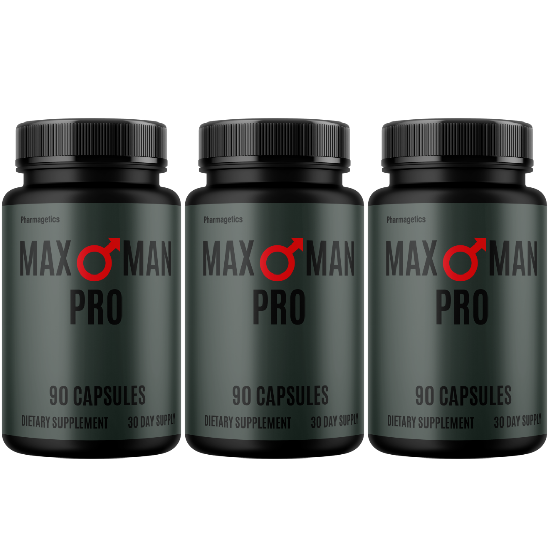 Max Man Pro Male Dietary Supplement, Male Health Support 90 Capsules