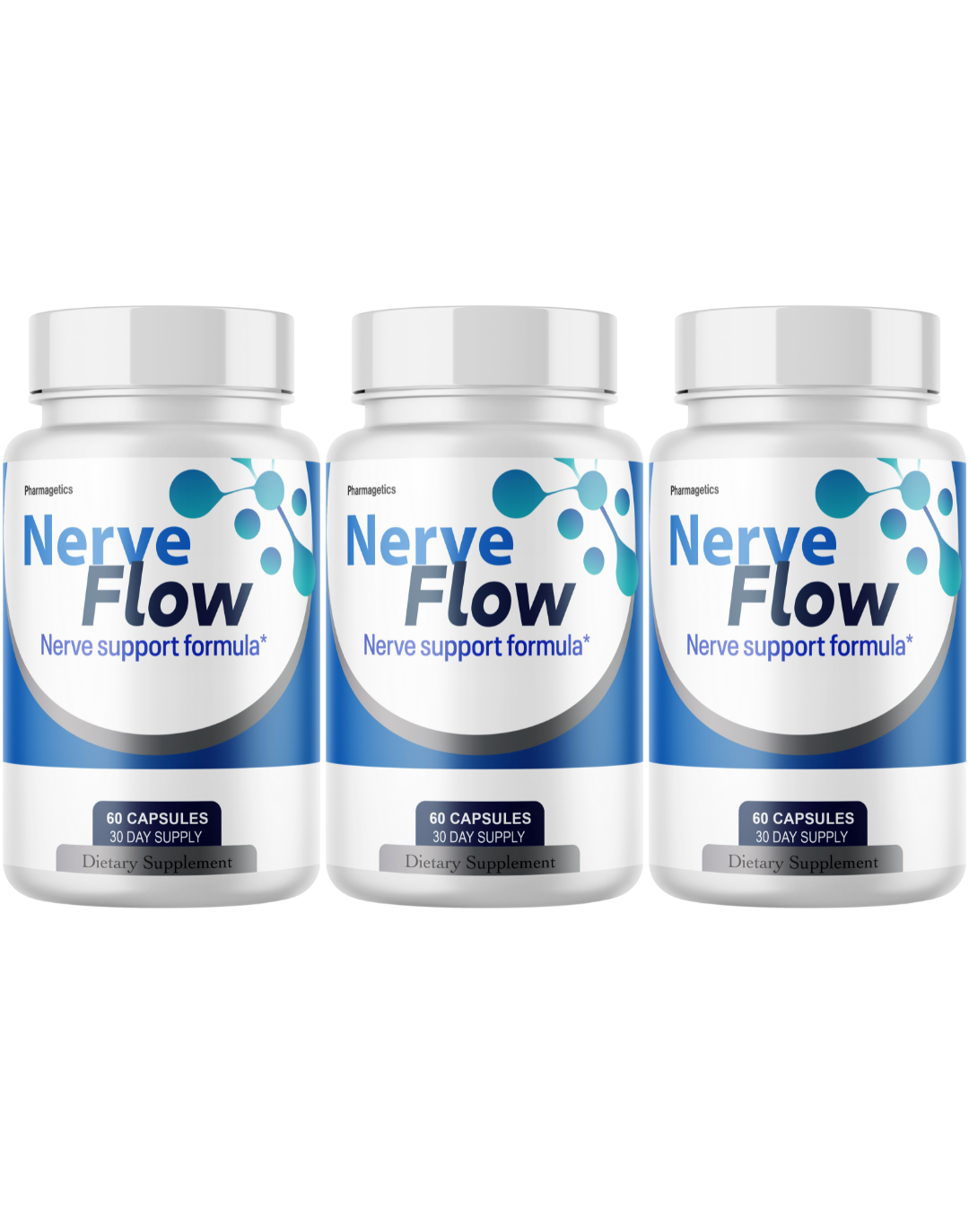 Nerve Flow Advanced Formula For Nerve Support, Maximum Strength 60 Capsules