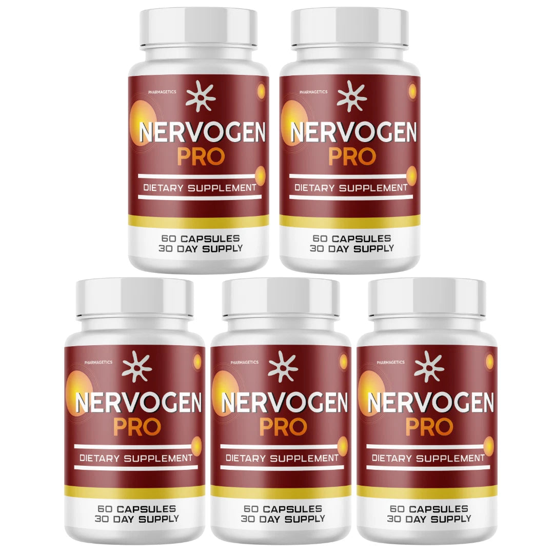 Nervogen Pro Pills Formulated Nerve Pain Relief Supplement 60 Capsules
