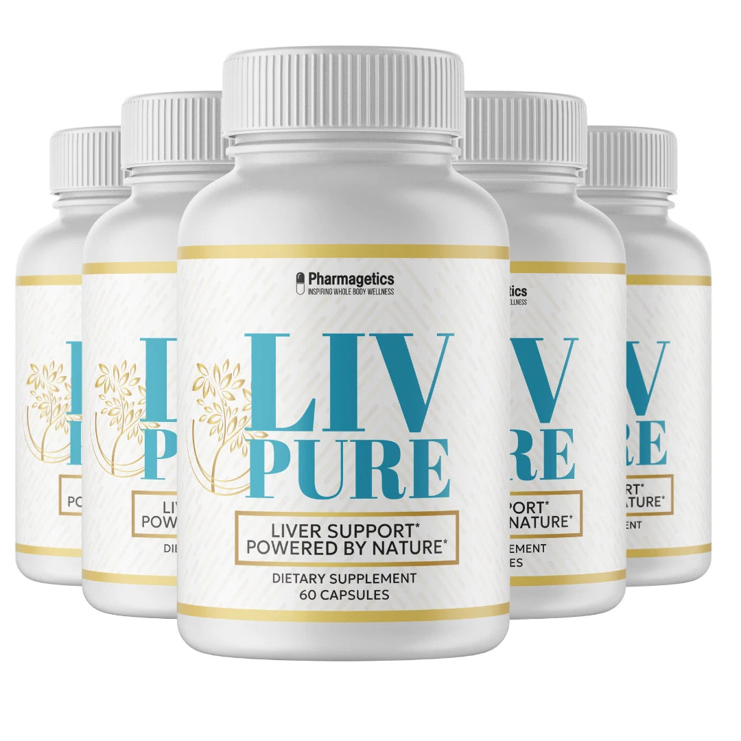 Liv Pure Capsules For Liver Detox and Health Support - 60 Capsules
