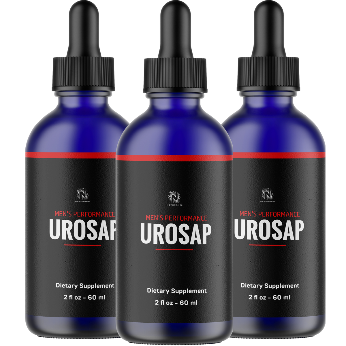 UROSAP Men’s Performance Drops (3 Pack) – Men’s Vitality, Stamina & Performance Support, L-Arginine, L-Glutamine & L-Tryptophan
