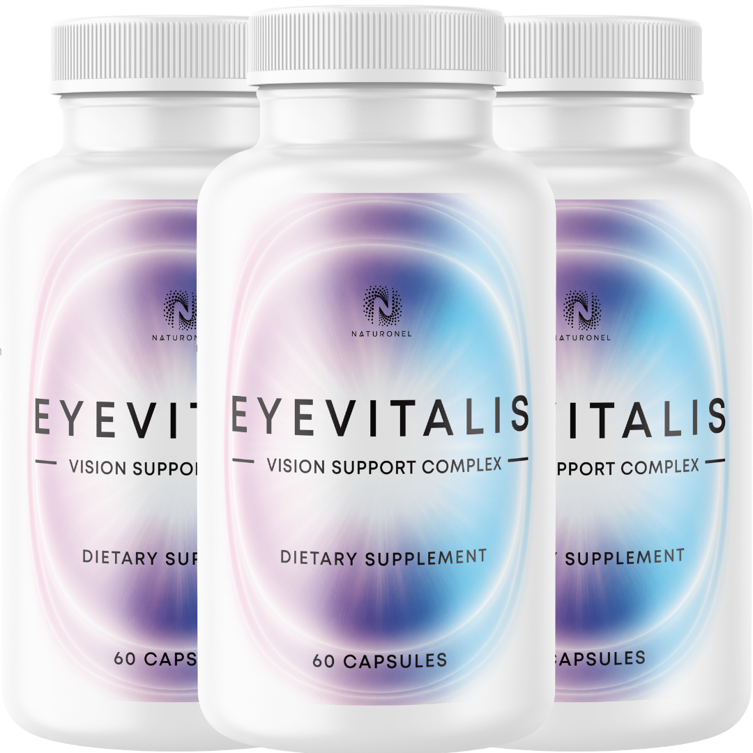 EyeVitalis Eye Health Complex (3 Pack) – Advanced Vision Support with Lutein, Zeaxanthin, Bilberry, Eyebright, Rutin & Lycopene