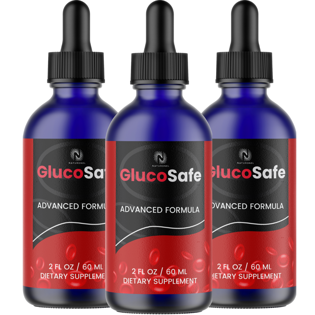 GlucoSafe Advanced Liquid Drops (3 Pack) – Triple Amino Acid Formula with L-Arginine, L-Glutamine & L-Tryptophan