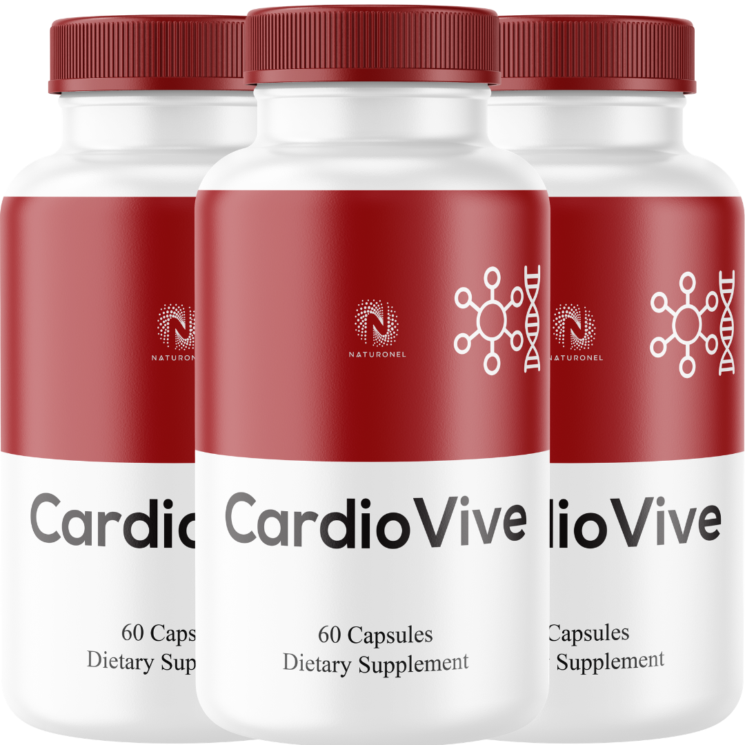 CardioVive (3 Pack) – Daily Cardiovascular Wellness Supplement – Banaba, Cinnamon, Magnesium, Chromium & Zinc