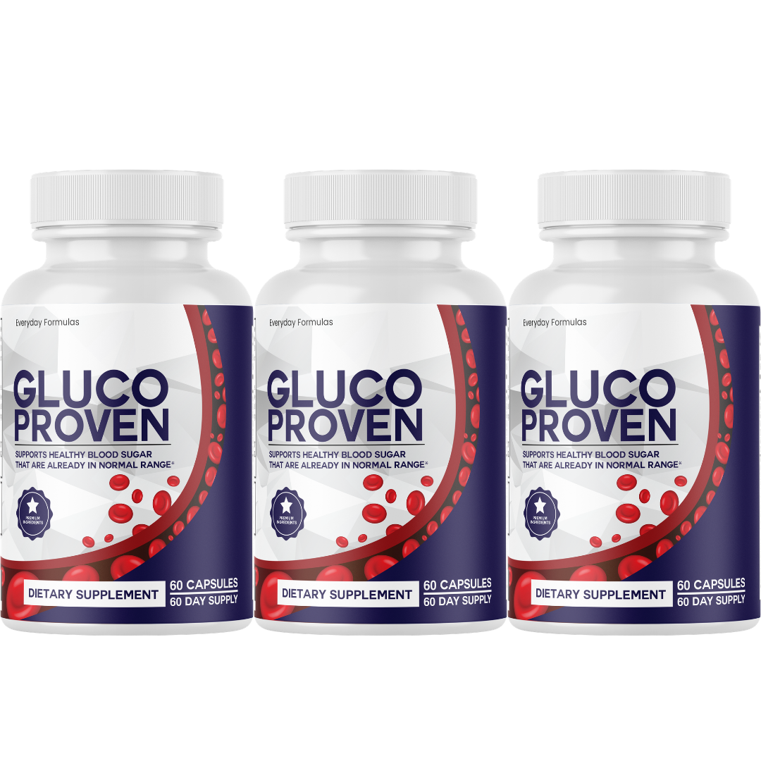 Gluco Proven Healthy Blood Sugar Support Formula 60 Capsules