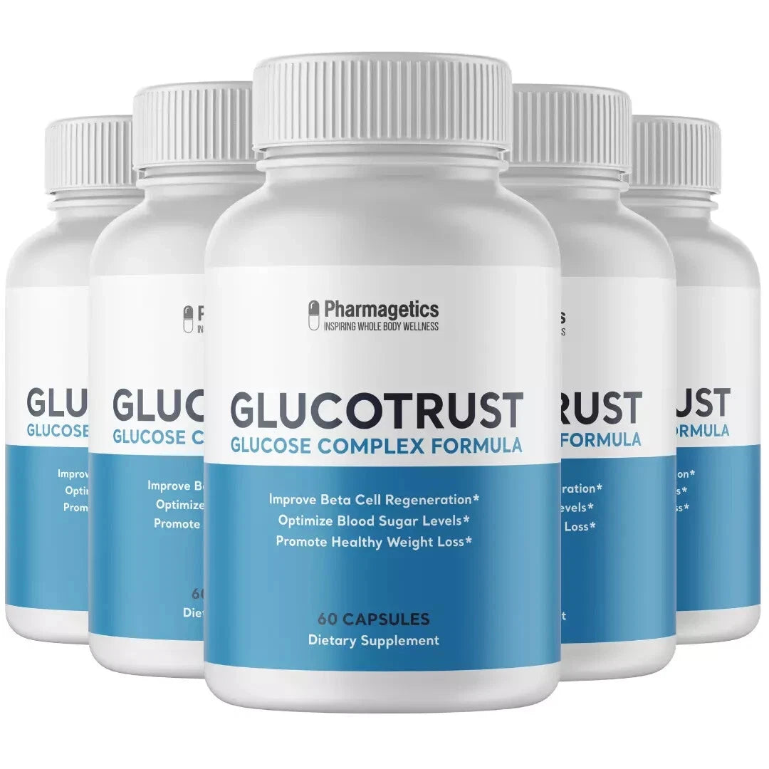 Glucotrust Complex Formula Blood Health Support Supplement 60 Capsules