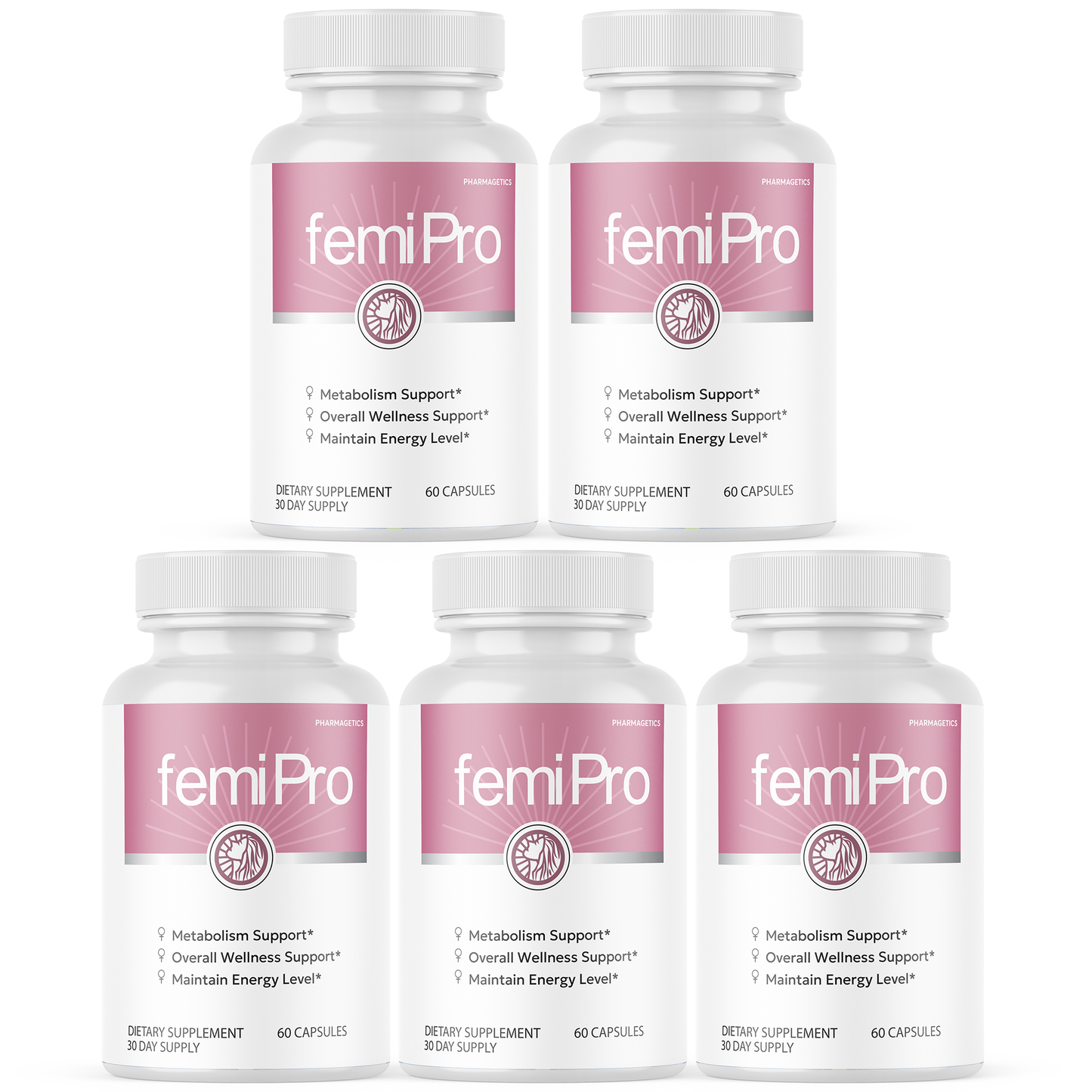 FemiPro Metabolism and Overall Wellness Support Supplement 60 Capsules