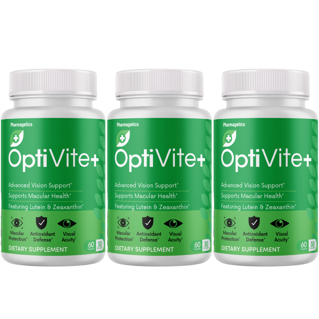 OptiVite+ Vision Support, Eye Health Supplement 60 Capsules