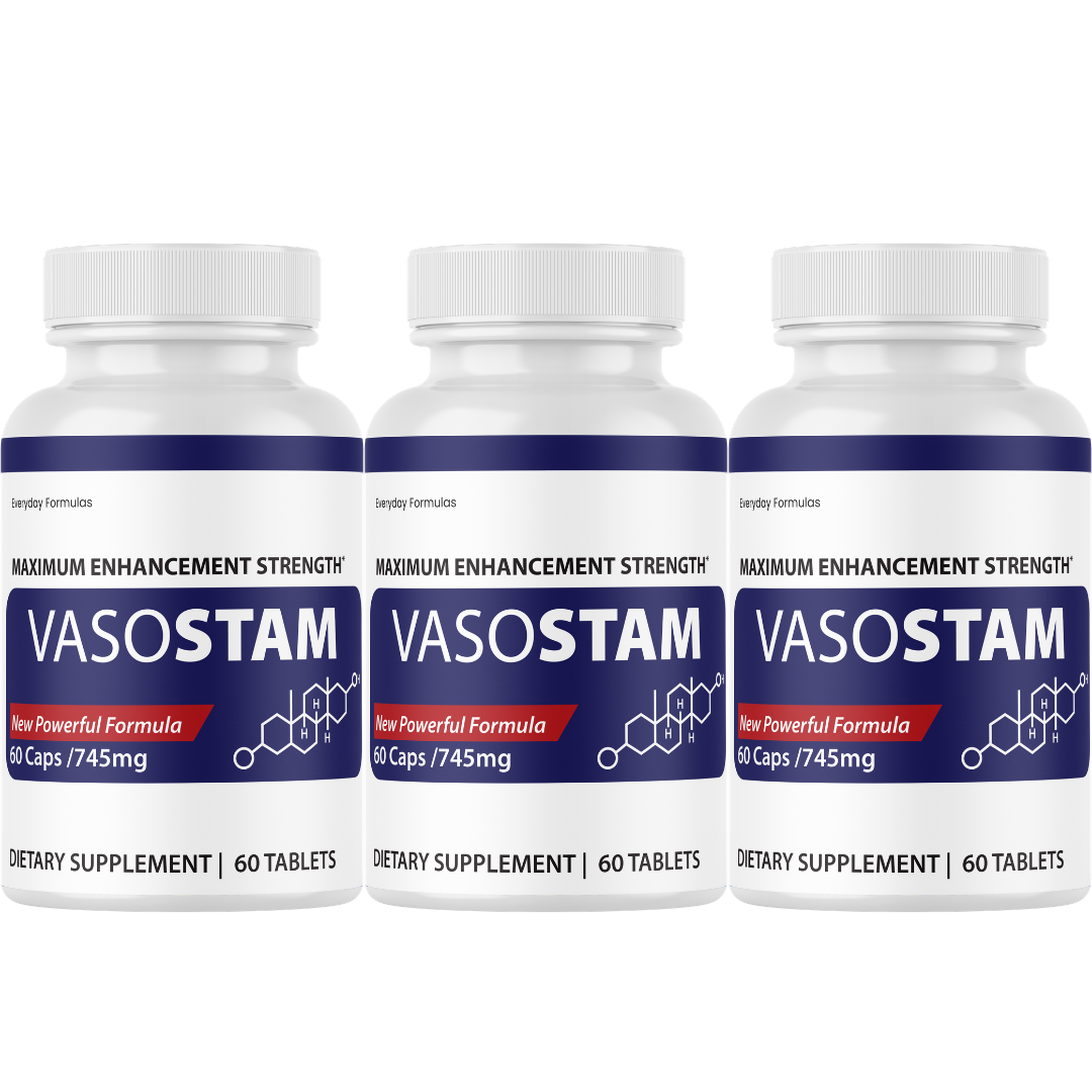 VasoStam Maximum Enhancement Strength New Powerful Formula 60 Tablets