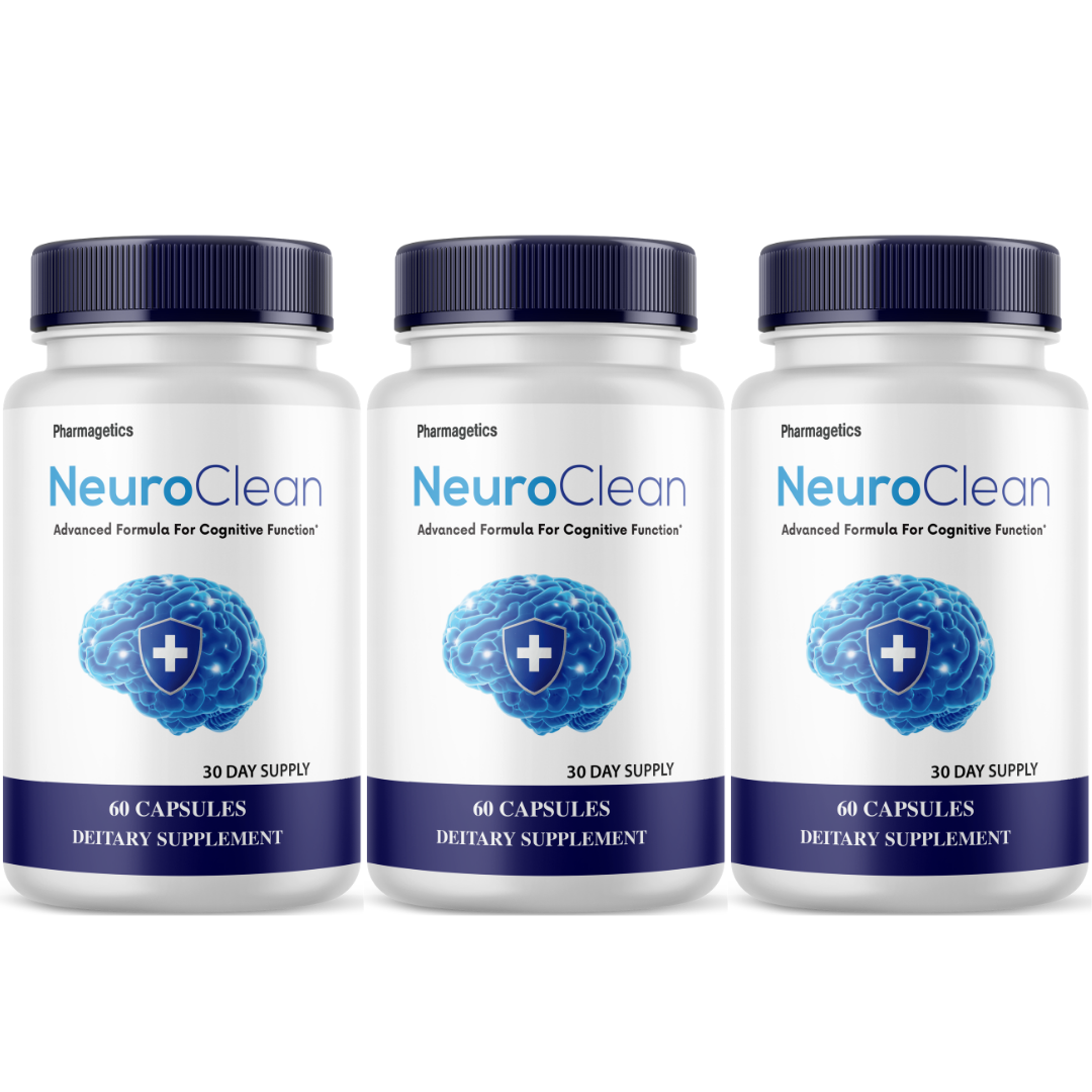 NeuroClean Brain Health Supplement Memory Focus Support 60 Capsules