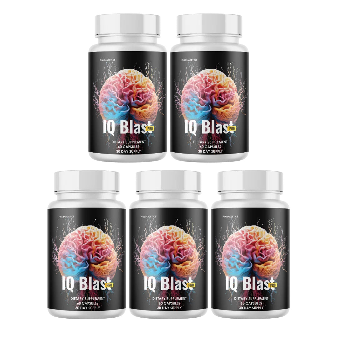 IQ Blast Pro Focus Brain Health Supplement Nootropic Formula 60 Capsules