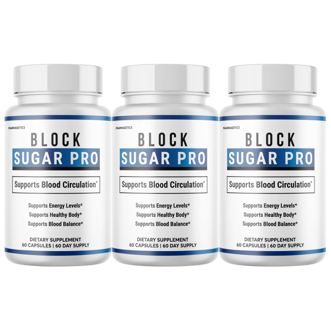 Block Sugar Pro Blood Circulation Support, Blood Balance 60 Capsules