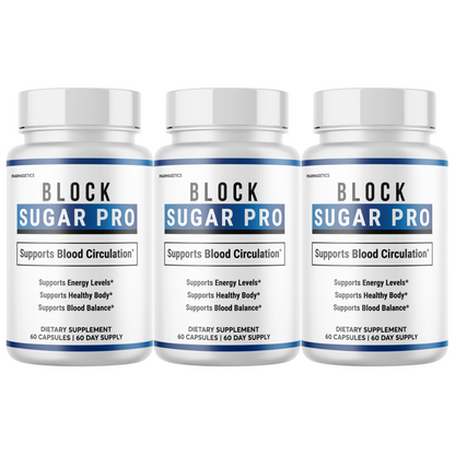 Block Sugar Pro Blood Circulation Support, Blood Balance 60 Capsules