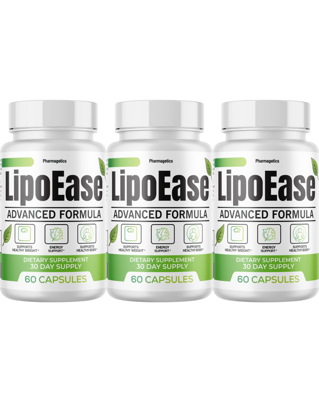 Lipo Ease Healthy Weight Loss Support, Fat Burning Supplement 60 Capsules