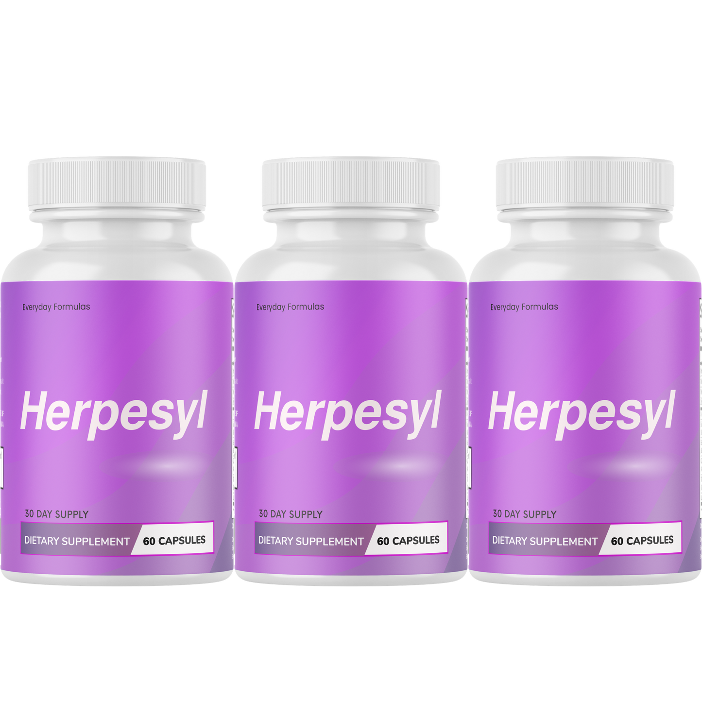 Herpesyl Immune Support Elderberry Zinc Vitamin C Probiotic Blend 60 Capsules