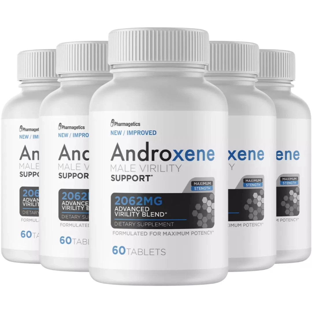 Androxene Men's Daily Wellness Formula – Advanced Botanical Blend with Maca Root, Tribulus, Tongkat Ali, Horny Goat Weed & Ginseng – 2062 mg Proprietary Blend - 60 Tablets