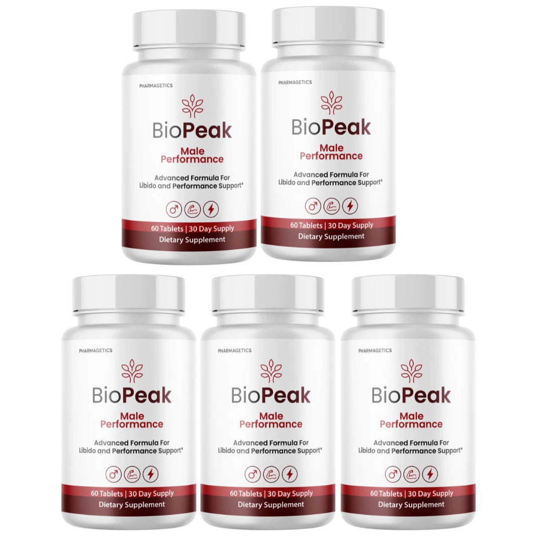 BioPeak Male Performance Supplement, Energy Support 60 Tablets
