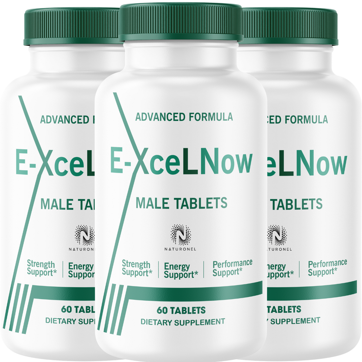 E-Xcel Now Male Vitality Supplement (3 Pack) – Advanced Men’s Strength, Energy & Performance Support with Longjack, Maca, L-Arginine, Ginseng & Zinc