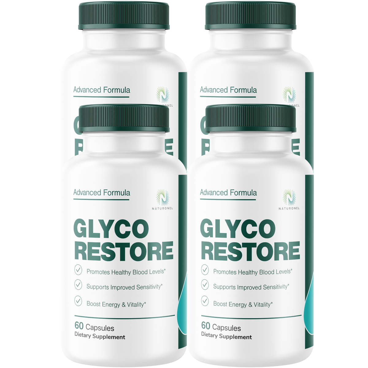 Glyco Restore – Advanced Blood Sugar Support Supplement with Banaba, Bitter Melon, Gymnema Sylvestre, Chromium, Alpha Lipoic Acid & Cinnamon, Healthy Glucose Metabolism Formula