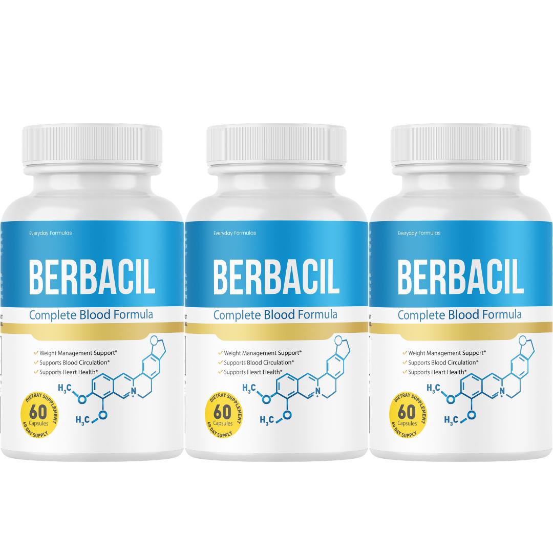Berbacil Healthy Blood Circulation Support 60 Capsules