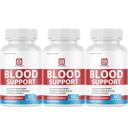 Trusted Relief Blood Support for Managing Sugar & Pressure Levels 60 Capsules