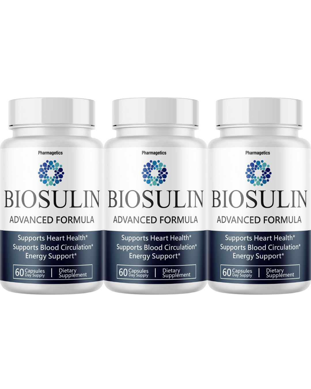 Biosulin Advanced Formula for Heart Health Support - 60 Capsules