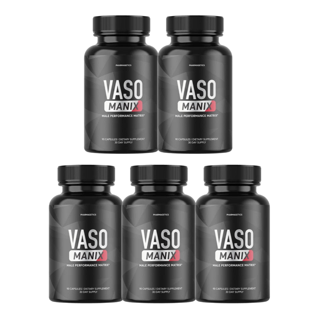 Vaso Manix Male Performance Supplement, Stamina Support 90 Capsules