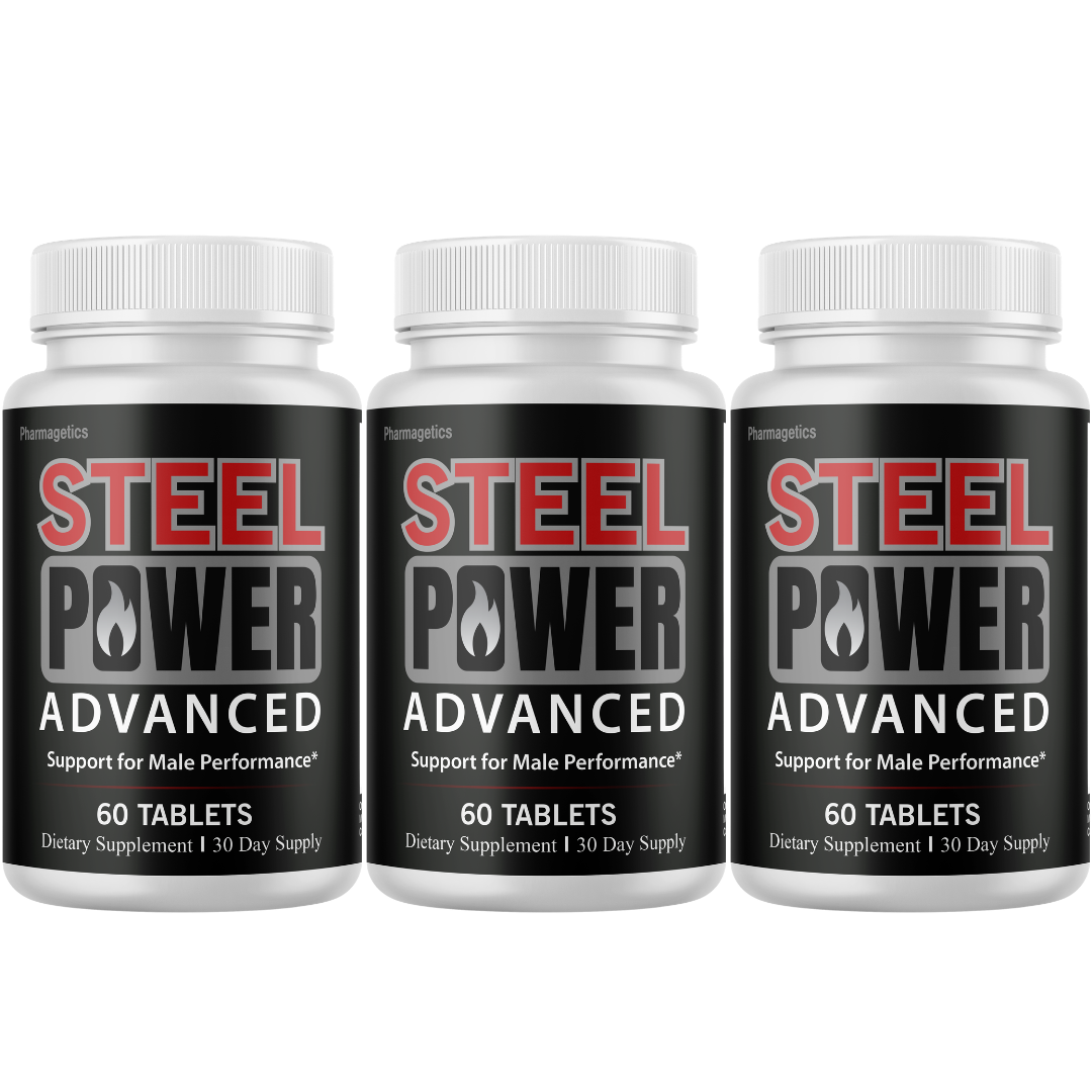 Steel Power Advanced Male Health Support Supplement 60 Tablets