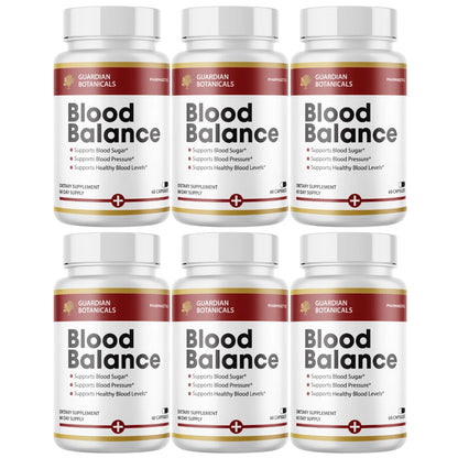 Guardian Botanicals Blood Balance Supplement, Healthy Blood Formula 60 Capsules