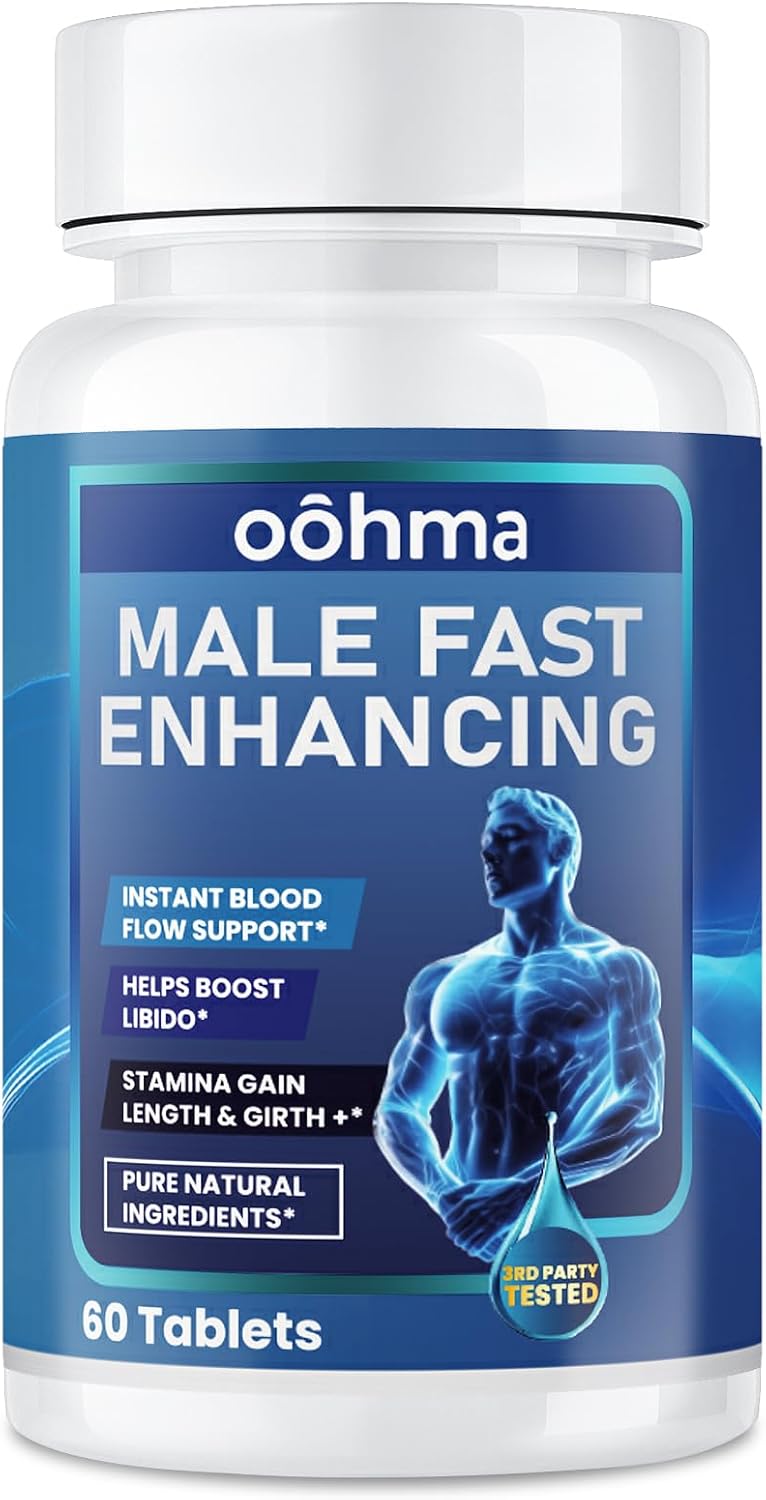 New Male Enhancing Supplement, Designed to be Fast Acting for Blood Flow to Gain Length &amp; Girth + Stamina, Maca, Epimedium, and Other Natural Ingredients, 3rd Party Tested Supplement 60 Tablets