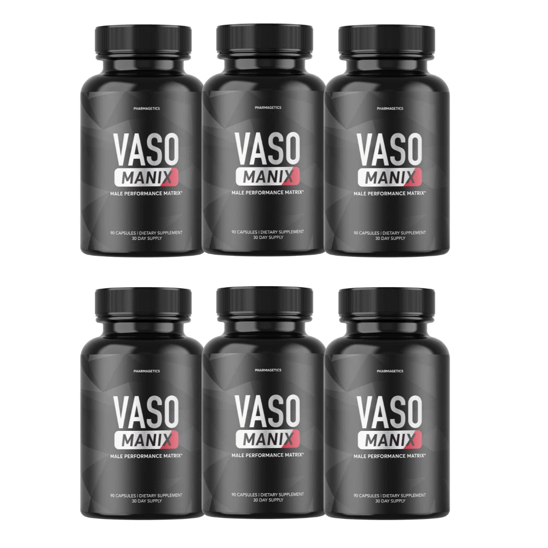 Vaso Manix Male Performance Supplement, Stamina Support 90 Capsules