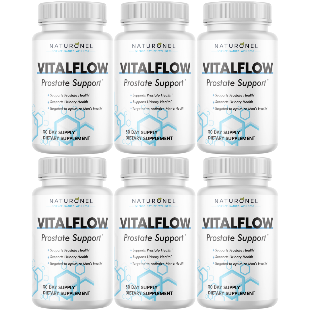 VitalFlow Prostate Support Supplement - 6 Bottle