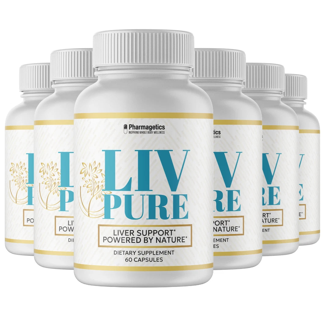 Liv Pure Capsules For Liver Detox and Health Support - 60 Capsules