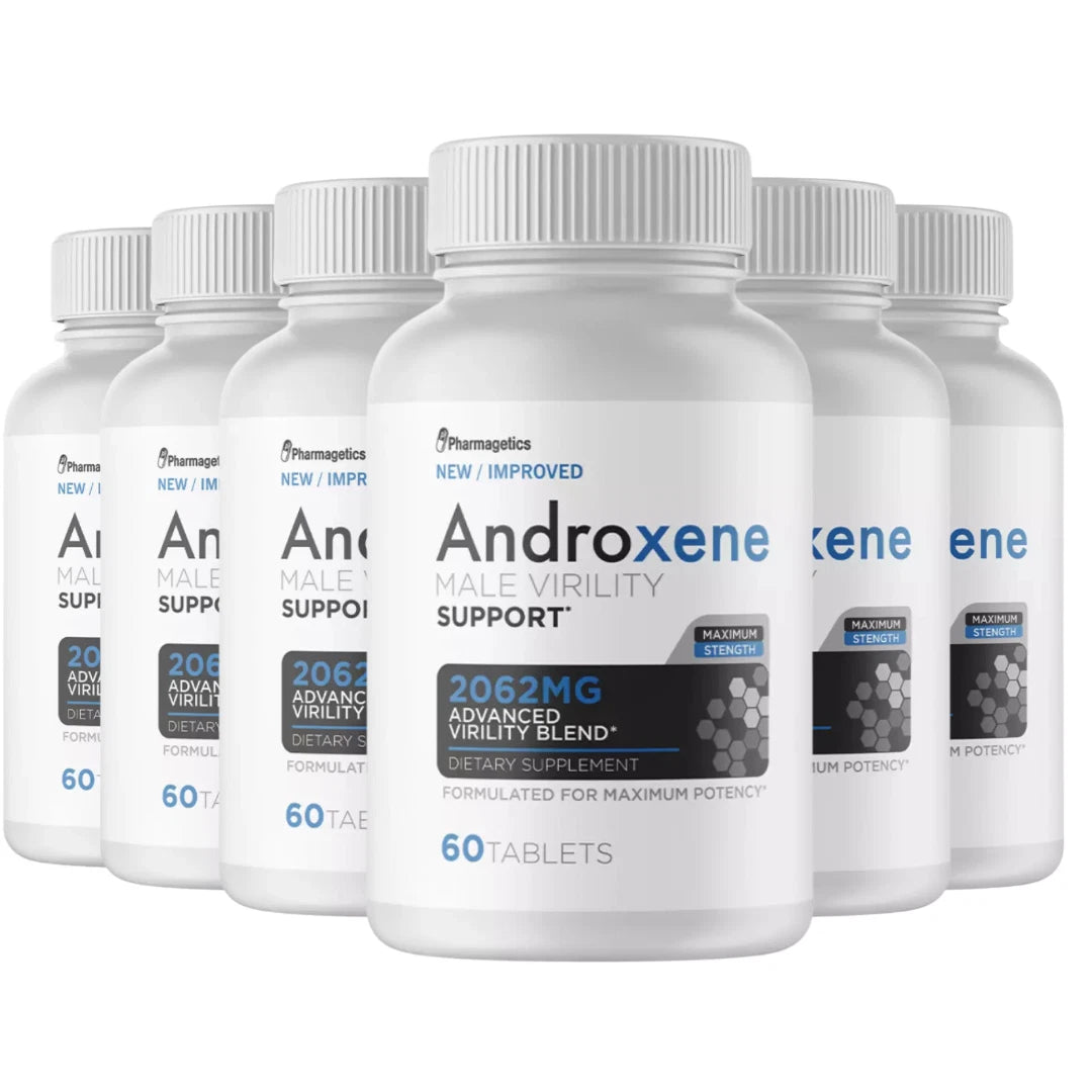 Androxene Men's Daily Wellness Formula – Advanced Botanical Blend with Maca Root, Tribulus, Tongkat Ali, Horny Goat Weed & Ginseng – 2062 mg Proprietary Blend - 60 Tablets