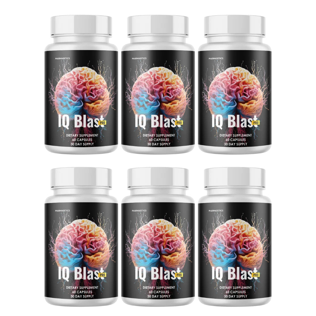 IQ Blast Pro Focus Brain Health Supplement Nootropic Formula 60 Capsules