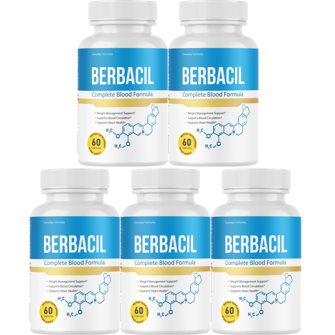 Berbacil Healthy Blood Circulation Support 60 Capsules